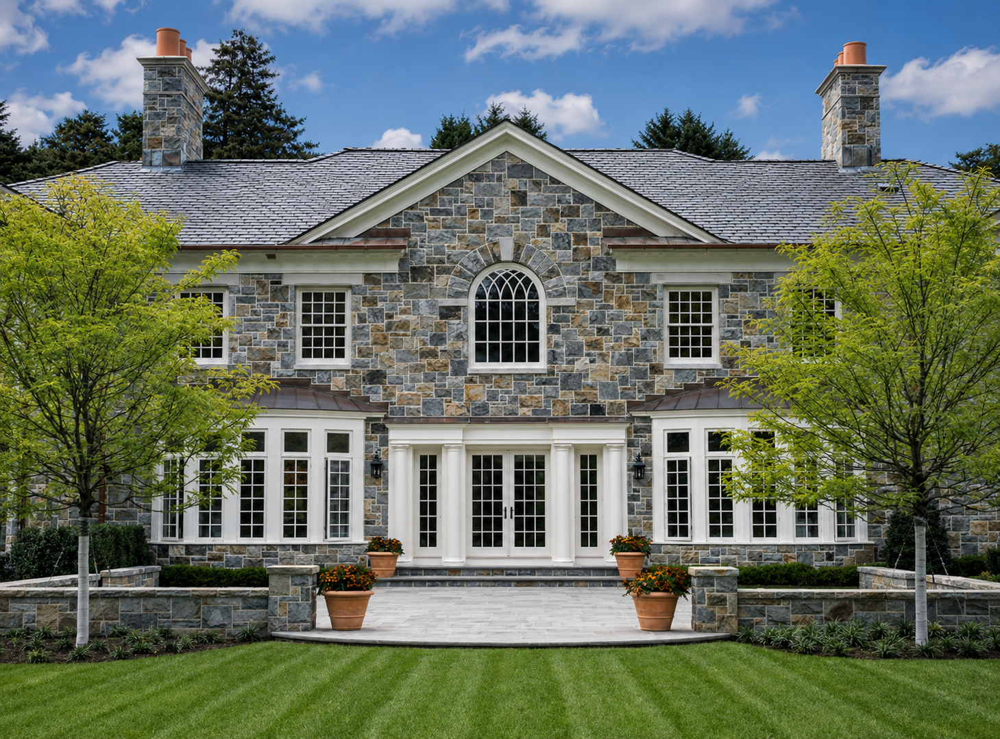 Exterior facade